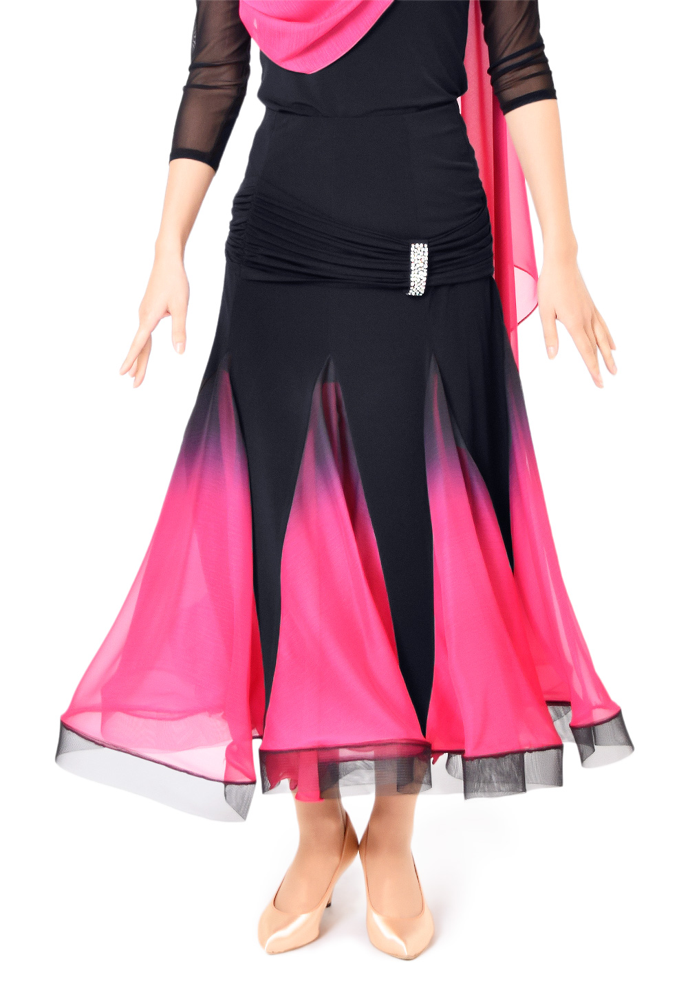 Taka Voluminous Godet Practice Skirt KR1811NA-SK190-Pink