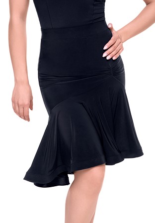 Tasha by Popcon Fit and Flare Latin Skirt TWLS003-Black