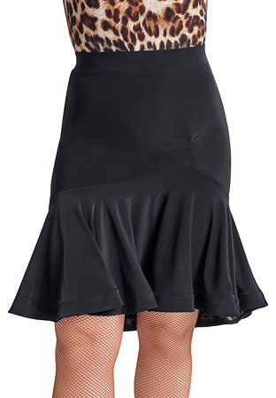 Tasha by Popcon Swingy Latin Skirt TWLS003-04 Black/Leopard