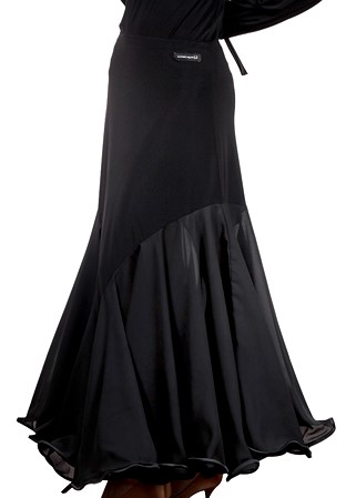 Victoria Blitz Ballroom Dance Skirt ST004-Black