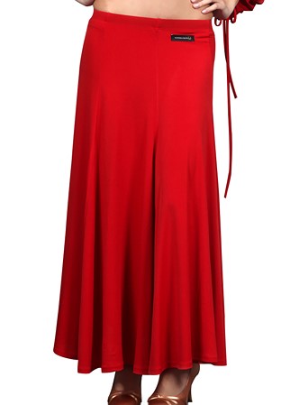 Victoria Blitz Ballroom Long Dance Skirt ST006L-Red