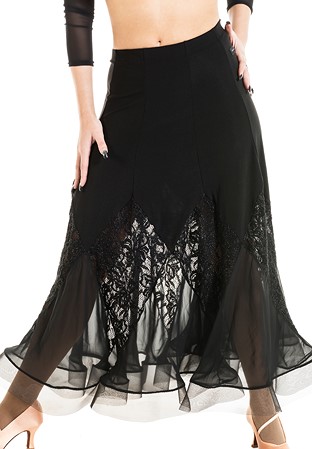 Victoria Blitz Ballroom Skirt ST018-Black