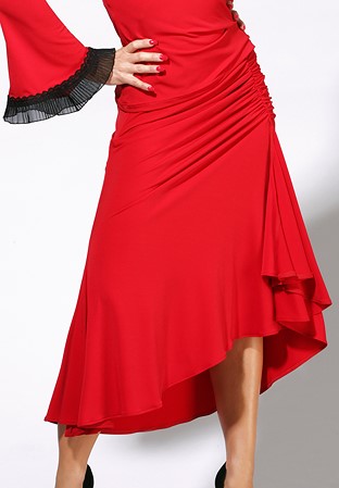 Zdenka Arko Ballroom Dance Skirt S1202-Light Red