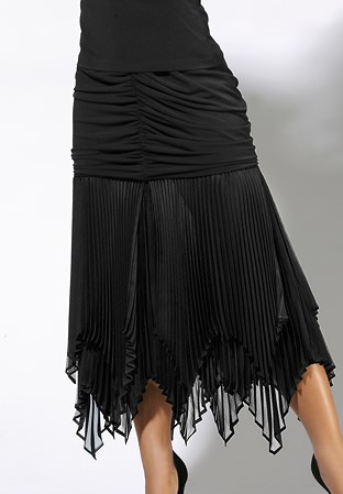 Zdenka Arko Ballroom Dance Skirt S1302-Black