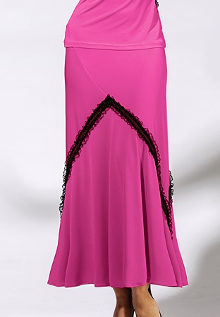 Zdenka Arko Ballroom Dance Skirt S1304-Fuchsia