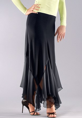 Zdenka Arko Ballroom Dance Skirt S501-Black