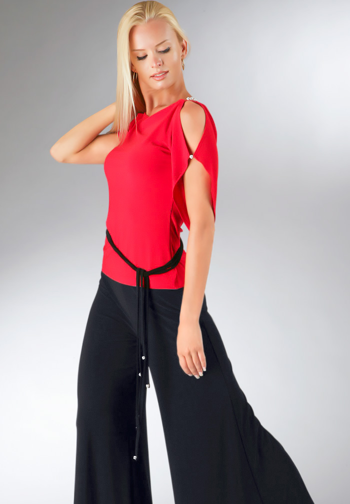 Zdenka Arko Dance Top T801-Light Red
