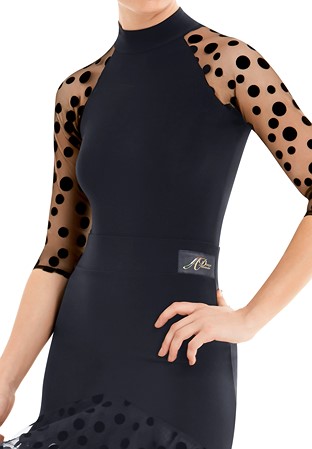 Armando Raglan Sleeve Body 00063-Black/Dots