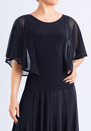 C by Chrisanne Clover Galaxy Ladies Top-Black