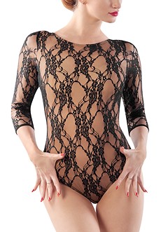 Dance Box 3/4 Sleeve Lace Dance Body P15120040