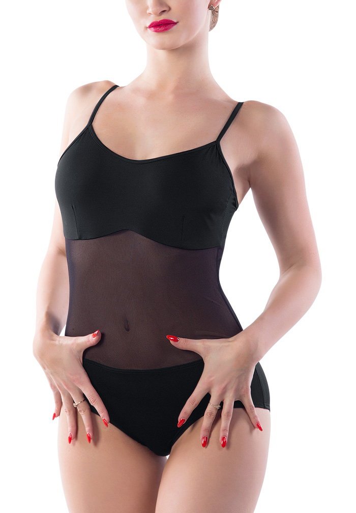 Dance Box Camisole Dance Body P17120034-01 Black