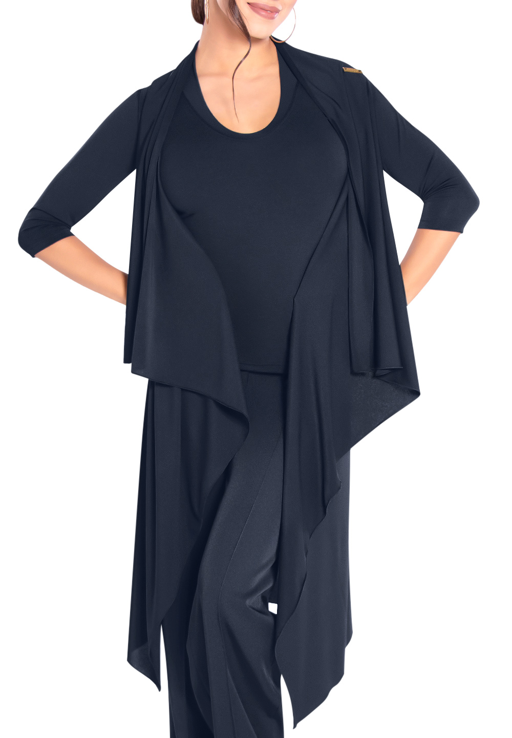 shawl collar long cardigan