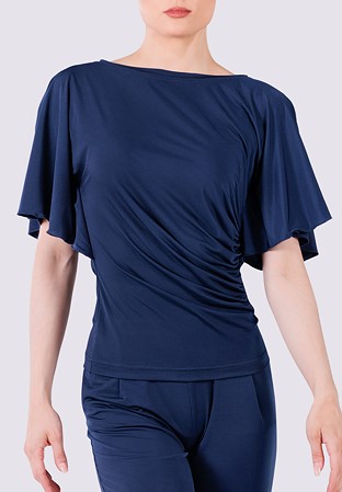 Maly Women’s Anabella Batwing Dance Shirt JL231101-Blue