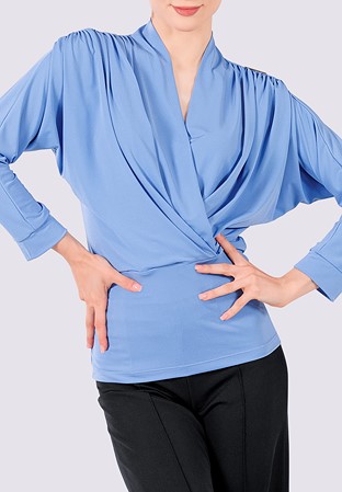 Maly Vanessa Womens Dance Top MF251101-Sky Blue