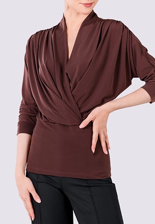 Maly Vanessa Womens Dance Top MF251101-Tobacco