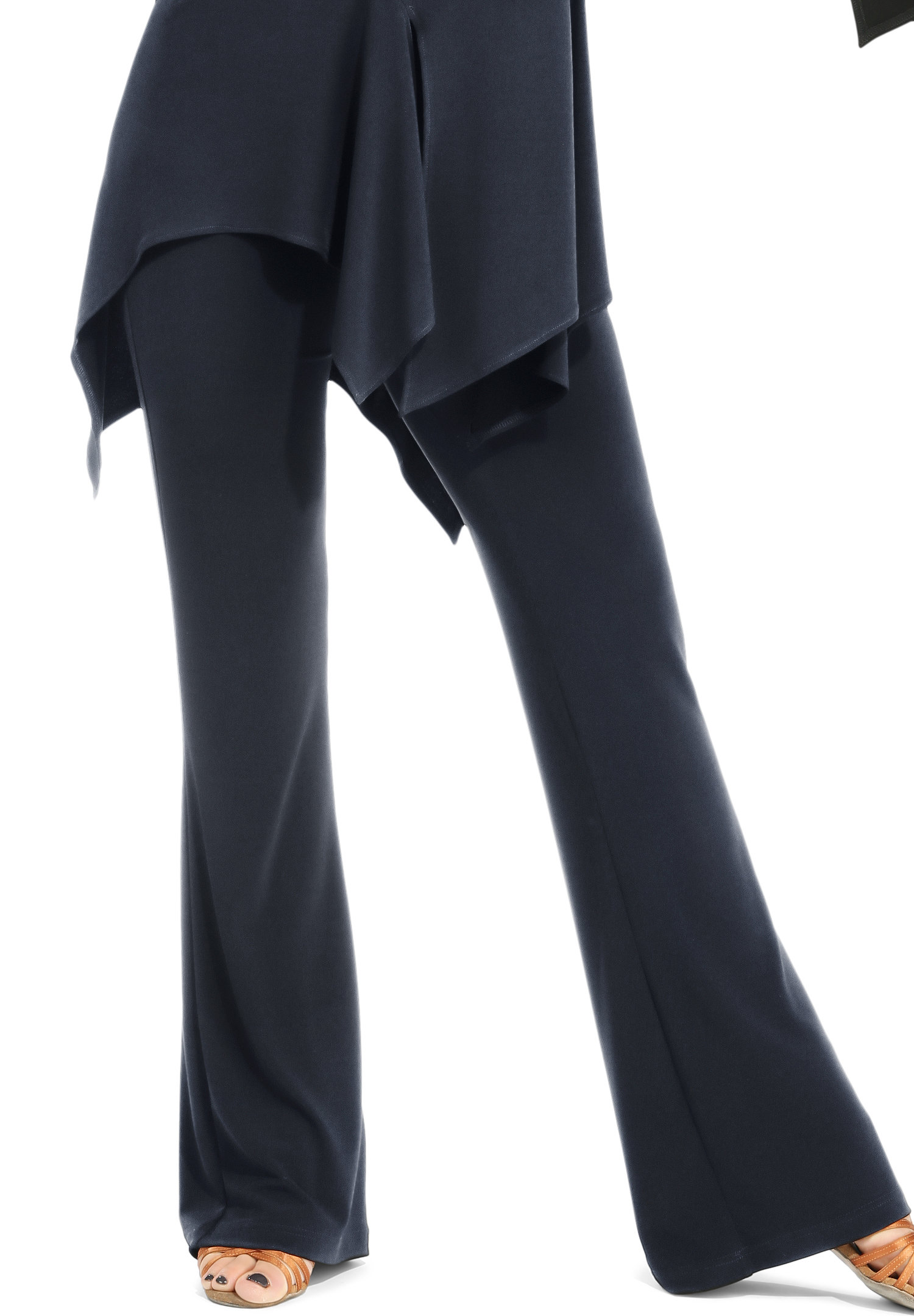PopconAtelier Gradient Pleated Dance Top WT021-Black/Yellow