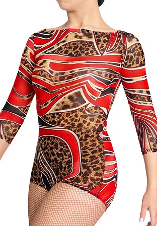 PopconAtelier Iconic Dance Body 026-02 Leopard/Red
