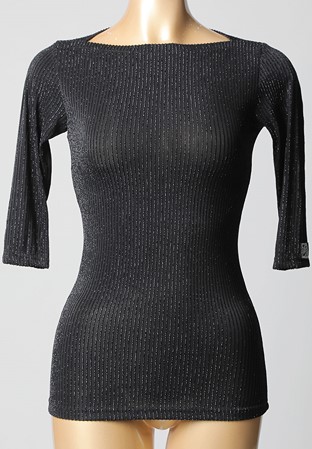 PopconAtelier Shimmer Dance Top WLT085-22 Black/Black