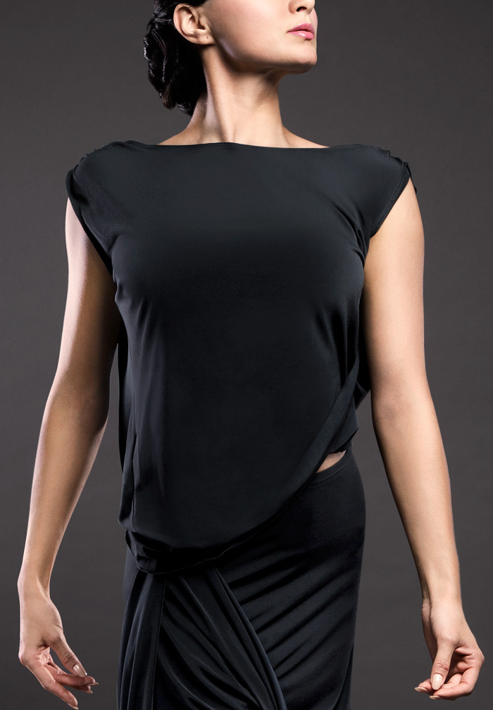 Santoria Agda Top T5137-Black