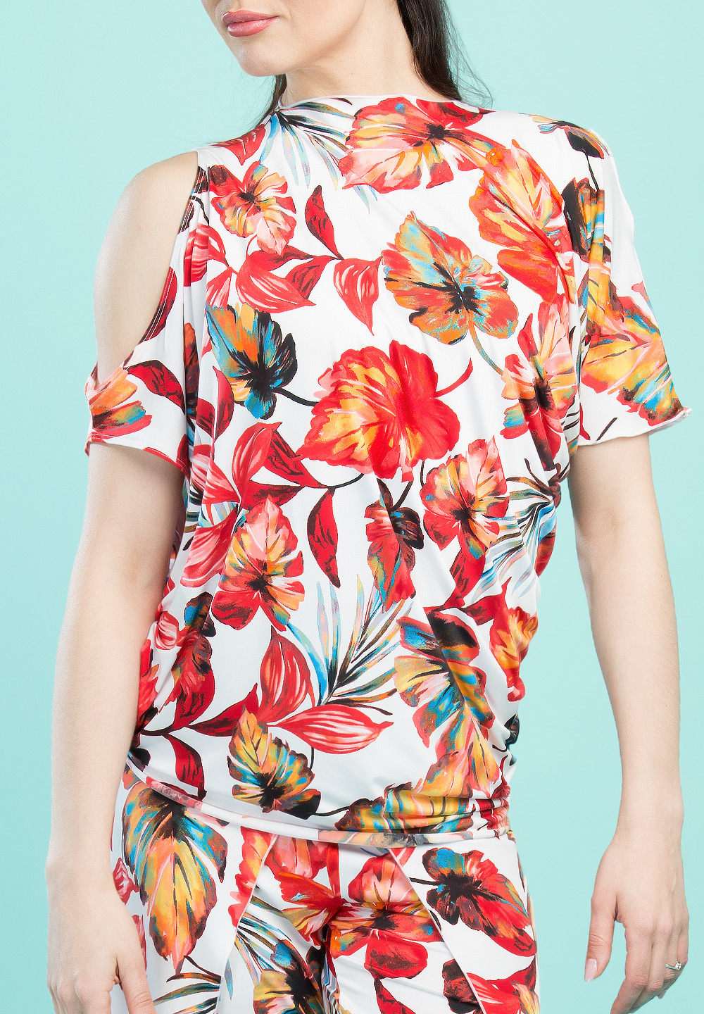 Santoria Kavala Top T5158-Red Plantain