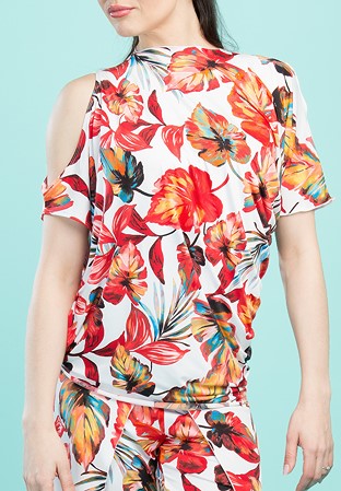 Santoria Kavala Top T5158-Red
