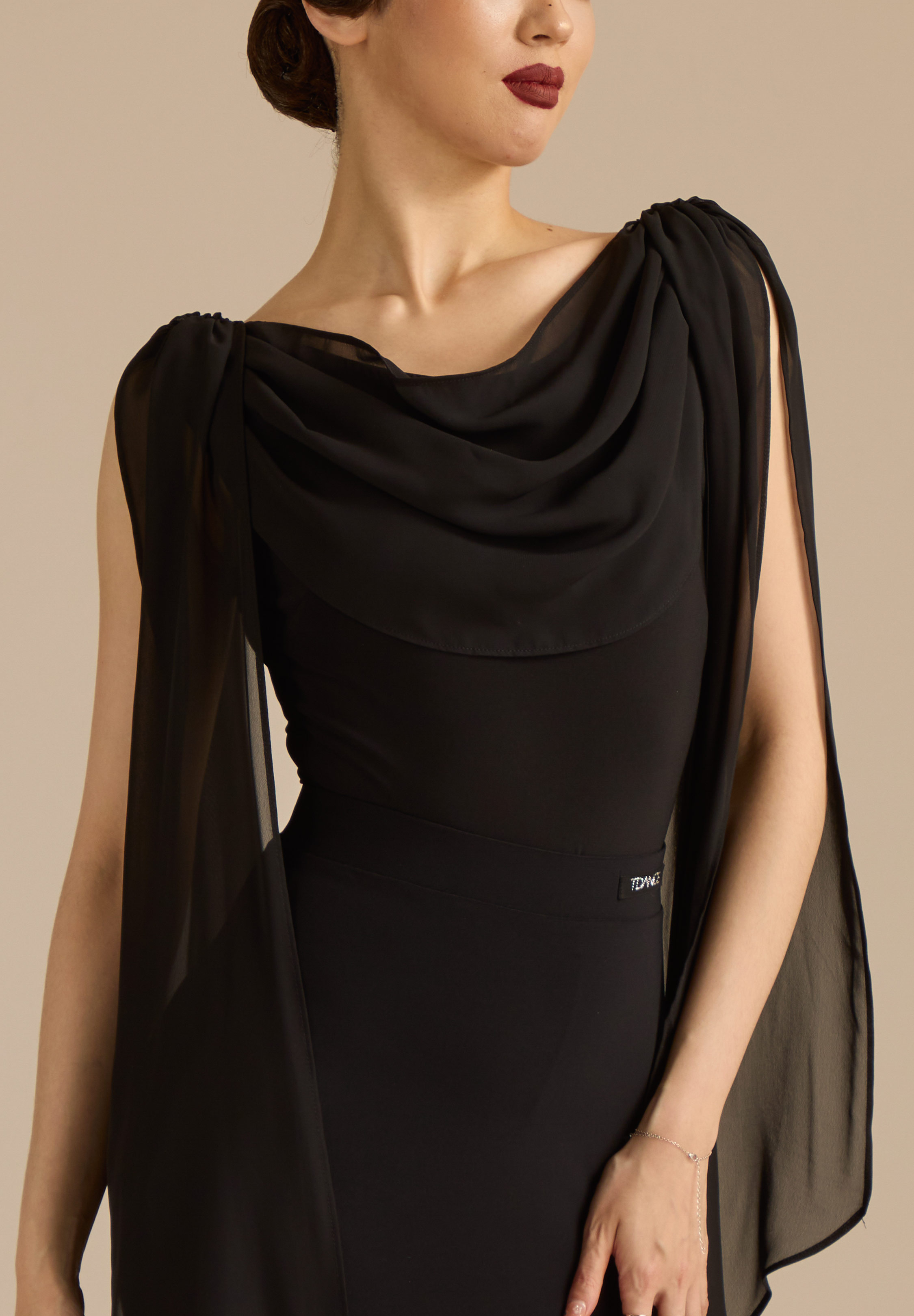TDANCE Sienna Drift Ballroom Body JM-0322-Black