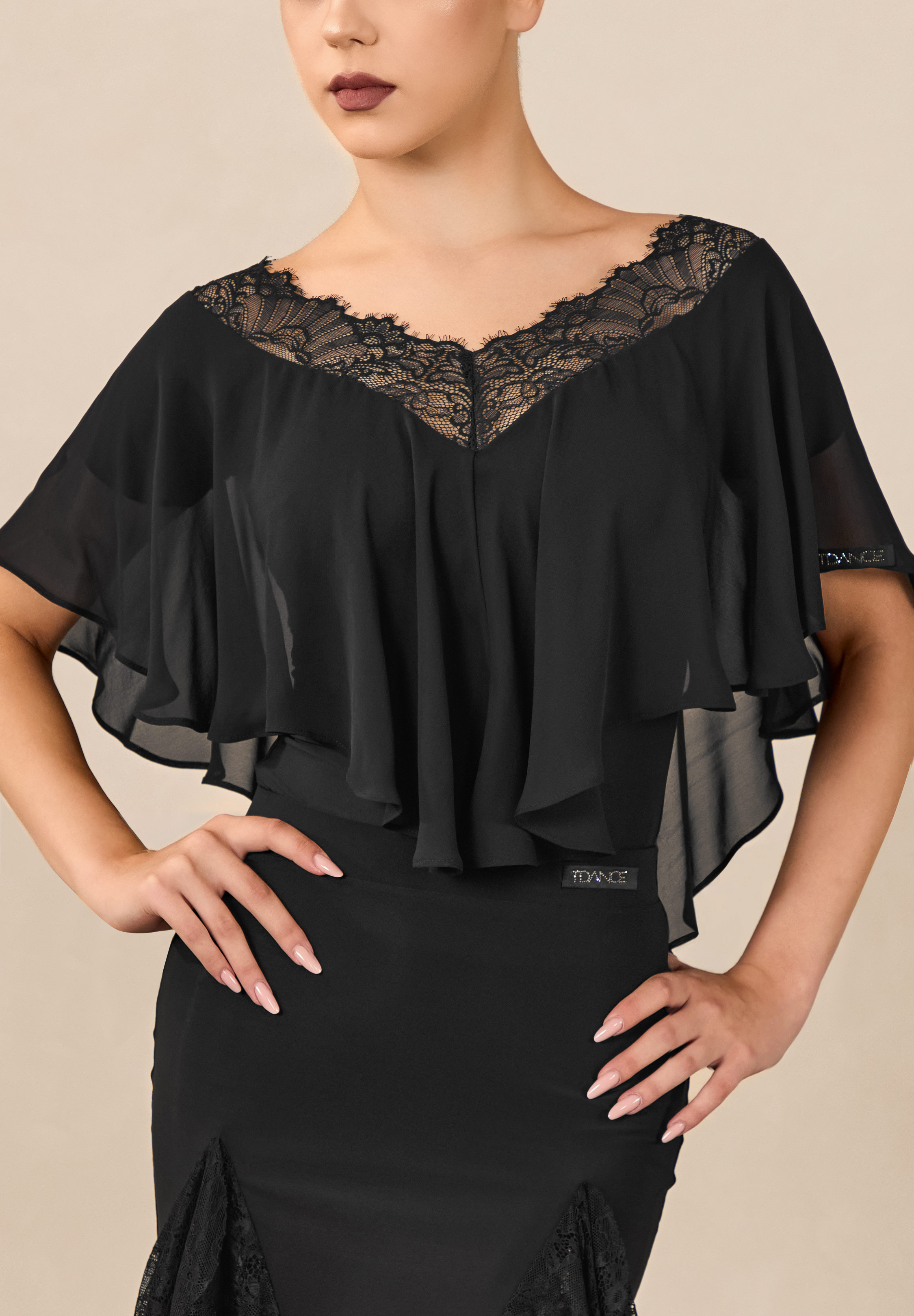 TDANCE Midnight Veil Dance Body JM-0377-Black