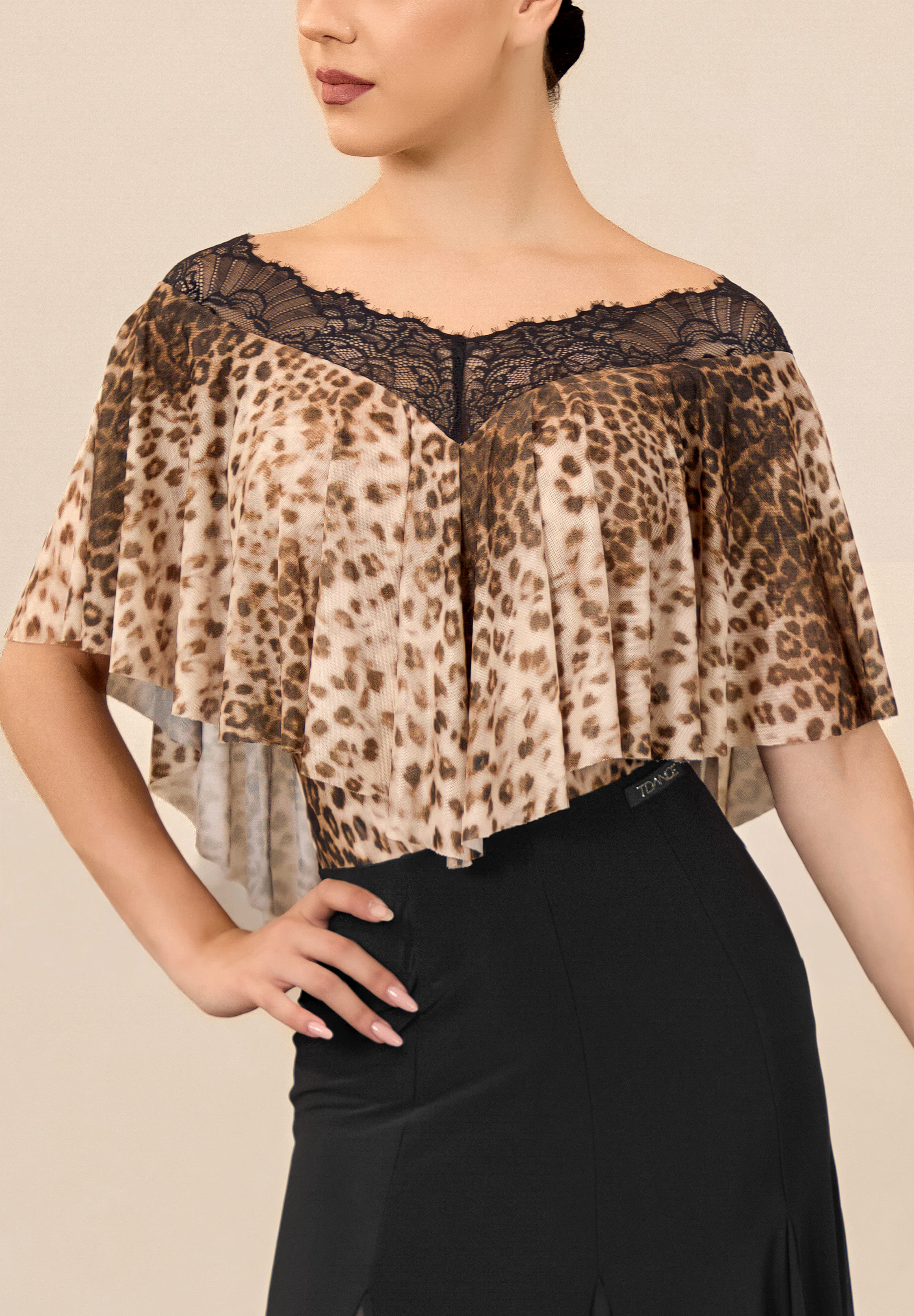 TDANCE Midnight Veil Dance Body JM-0377-Leopard Print