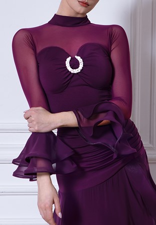TID Belle Breeze Practice Top B040-Purple