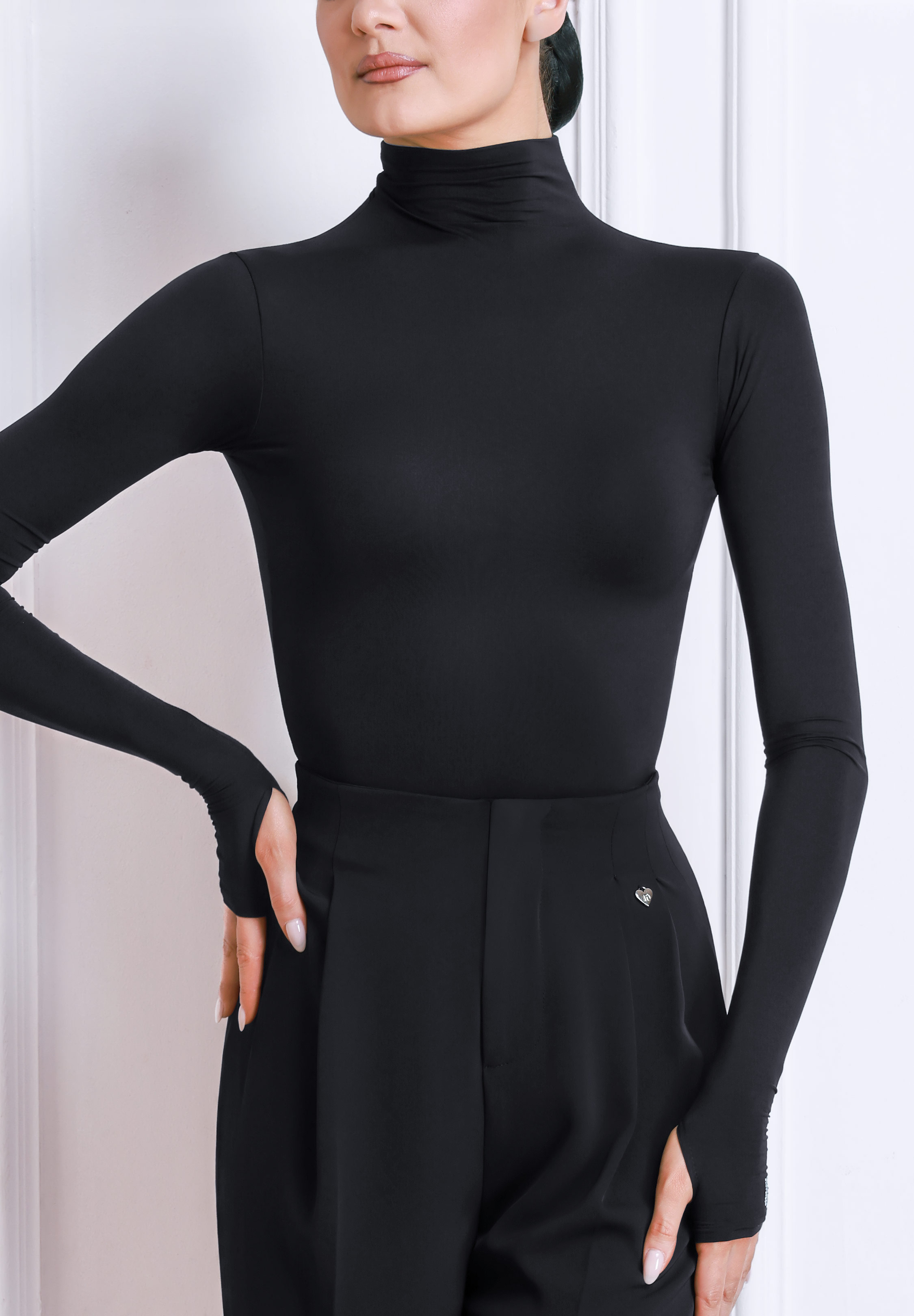 TID Midnight Motion Dance Top B065-Black