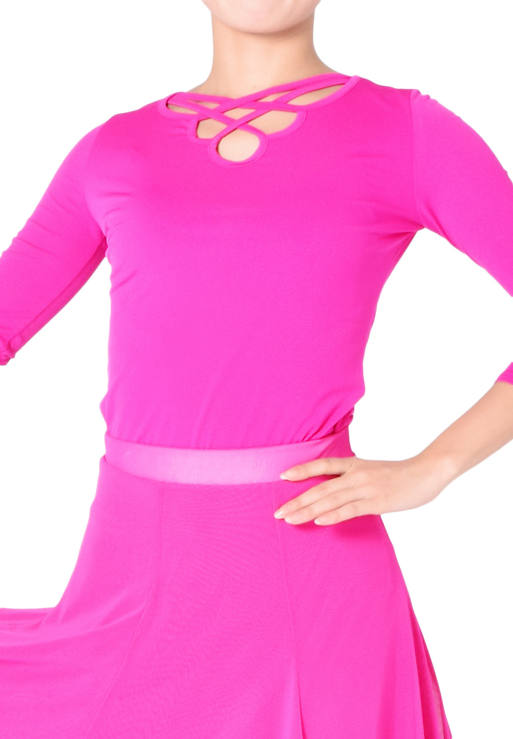 Taka Intertwined Dance Top KR1803RA-BL130-Pink