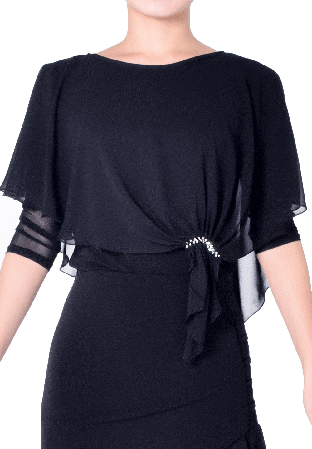 Taka Tiered Dance Top KR1811NA-BL193-Black