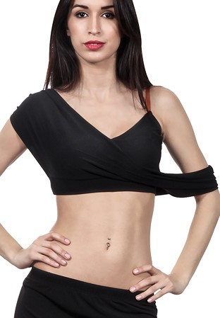 Victoria Blitz Latin Dance Top LA012-Red