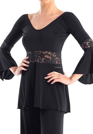 Victoria Blitz Reggio Ladies Dance Top-Black