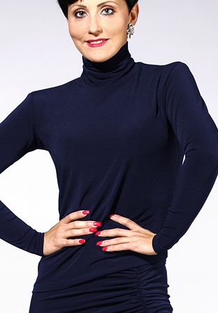 Zdenka Arko Ballroom Dance Top T1303-Navy