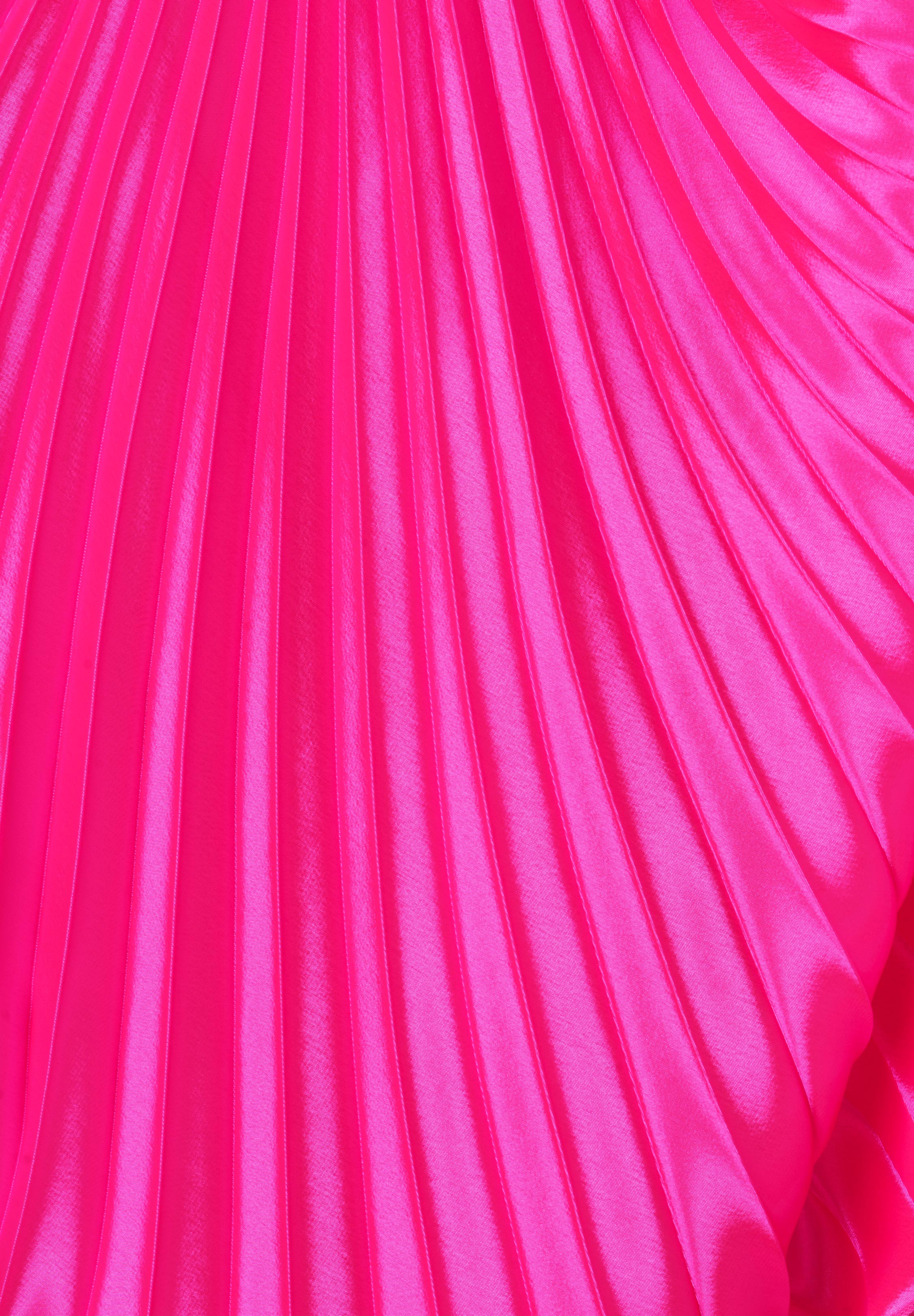 Chrisanne Clover Pleated Satin Chiffon