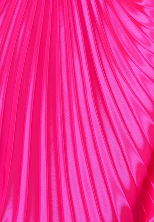 Chrisanne Clover Pleated Satin Chiffon
