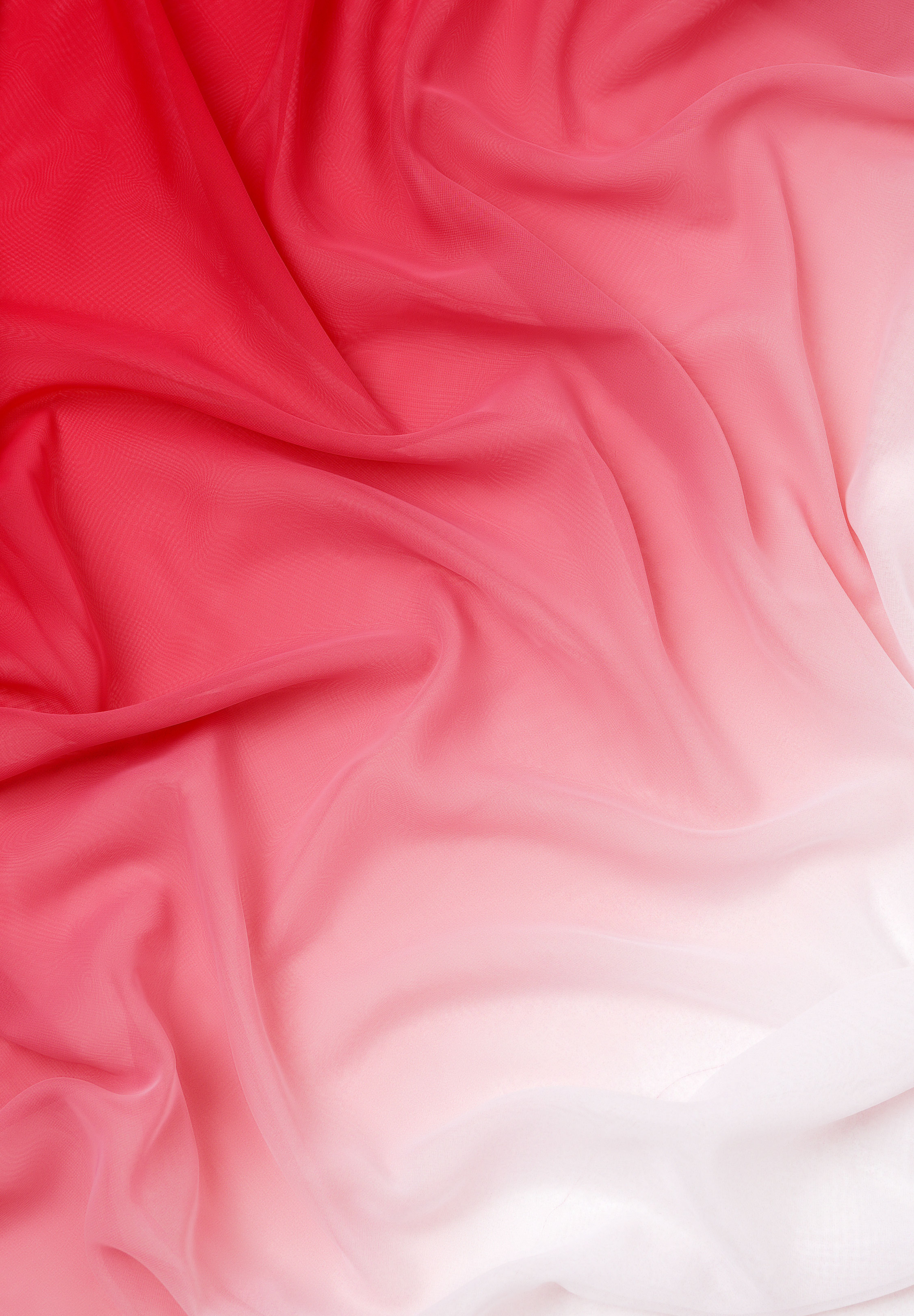 DSI White Shaded Georgette 1148