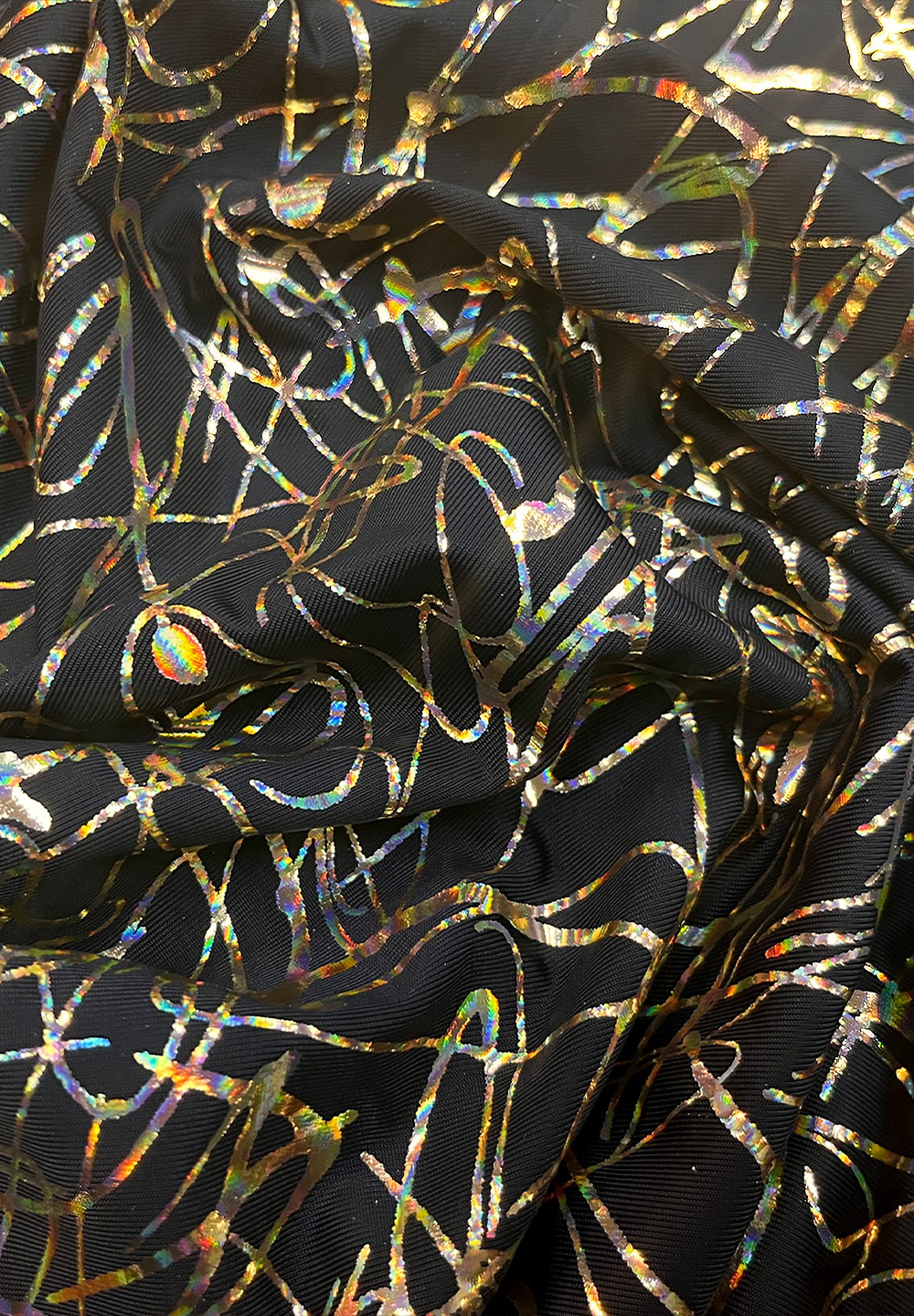 Chrisanne Clover Chaos Foil On Lightweight Lycra