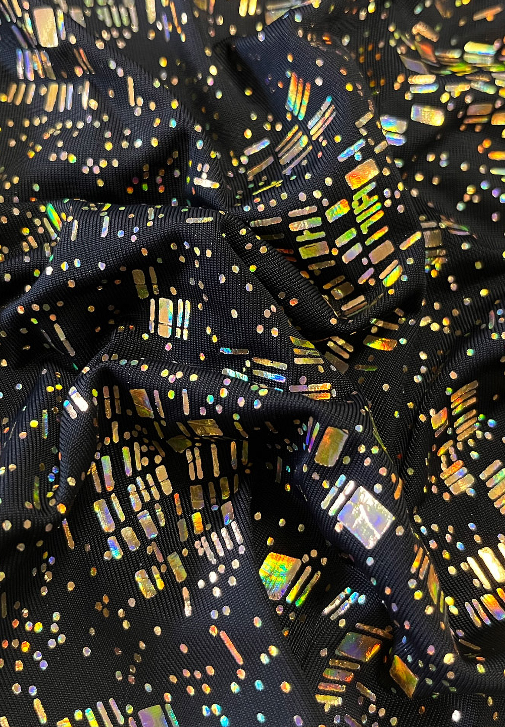 Chrisanne Clover Mystery Foil On Lightweight Lycra