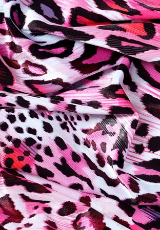 DSI Textured Leopard Smooth Velvet Print 1329