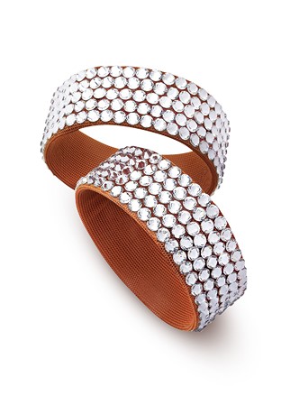 BeSparkled Crystal 5 Row Crystallized Bracelet (Single)-Crystal