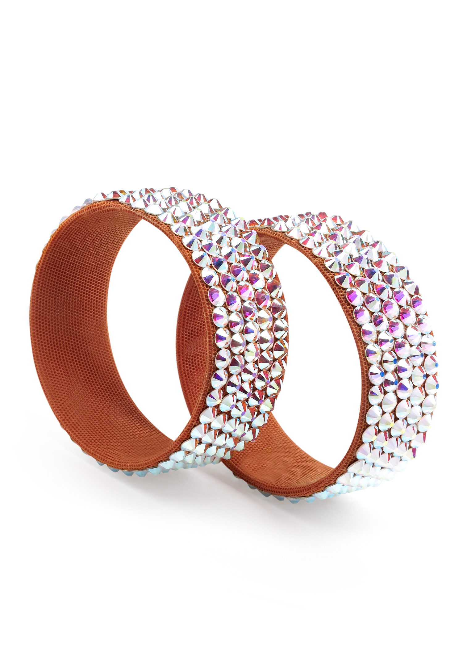 BeSparkled Crystal AB 5 Row Crystallized Bracelet (Single)-Crystal AB