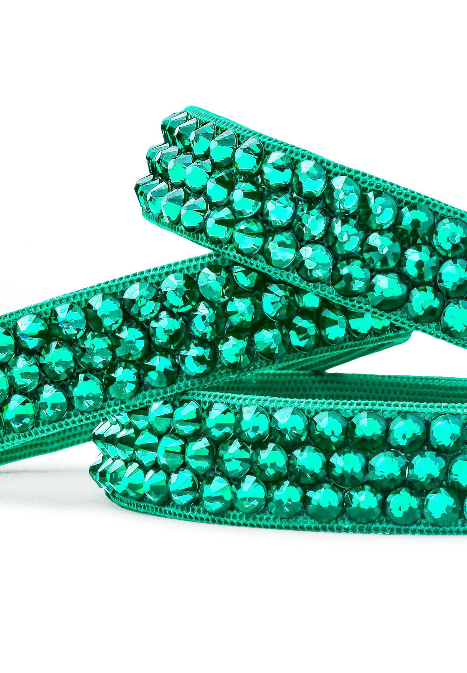 BeSparkled Emerald 3 Row Rhinestone Bracelet (Single) | Rhinestone Jewelry