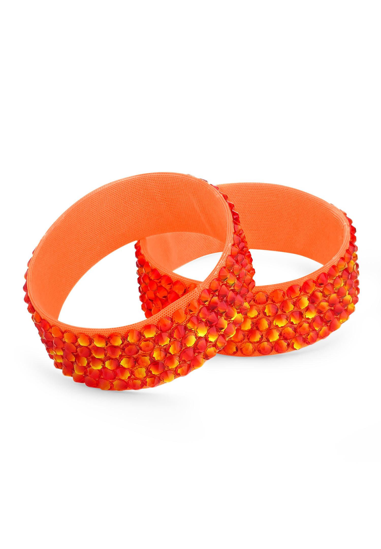 BeSparkled Fire Opal 5 Row Crystallized Bracelet (Single)-Fire Opal