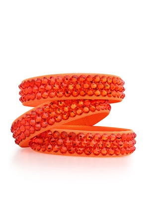 BeSparkled Hyacinth 3 Row Rhinestone Bracelet (Single)-Hyacinth
