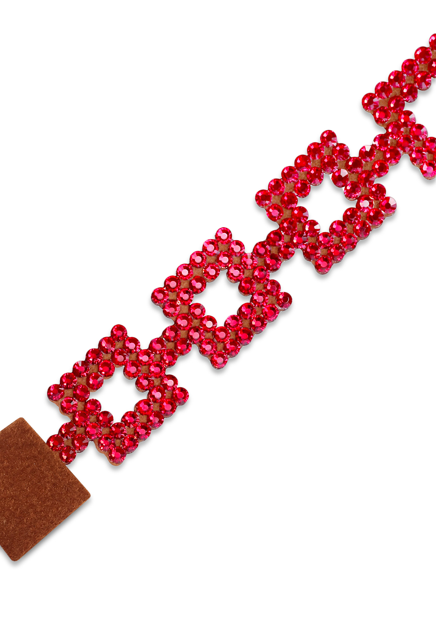 Bettina Rhinestone Bracelet BC-904-1-Light Siam