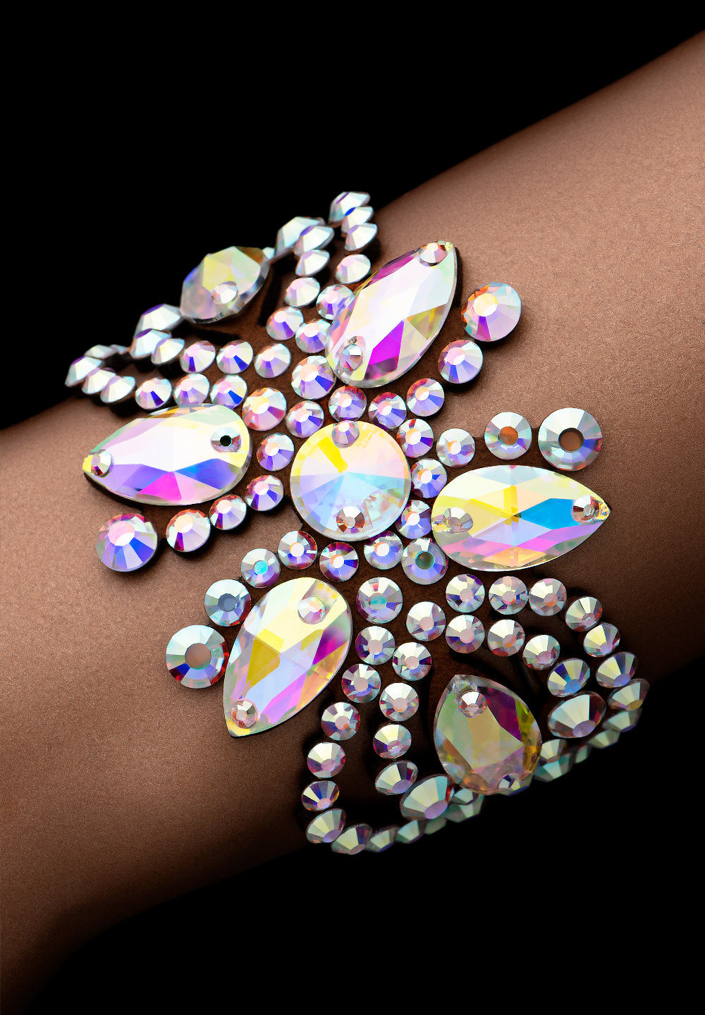 Bettina Rhinestone Bracelet BC-906-Crystal AB