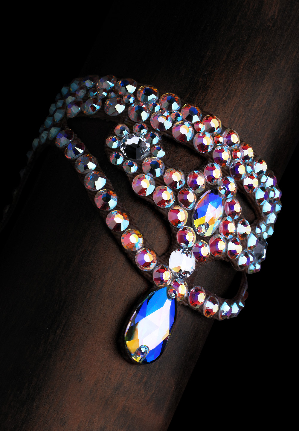 Bettina Rhinestone Bracelet BC-101-Crystal AB