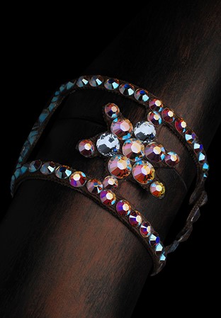 Bettina Rhinestone Bracelet JLB104-Crystal AB